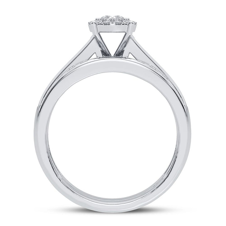 Brilliant 14k White Gold 0.75CT Lab Diamond Ring