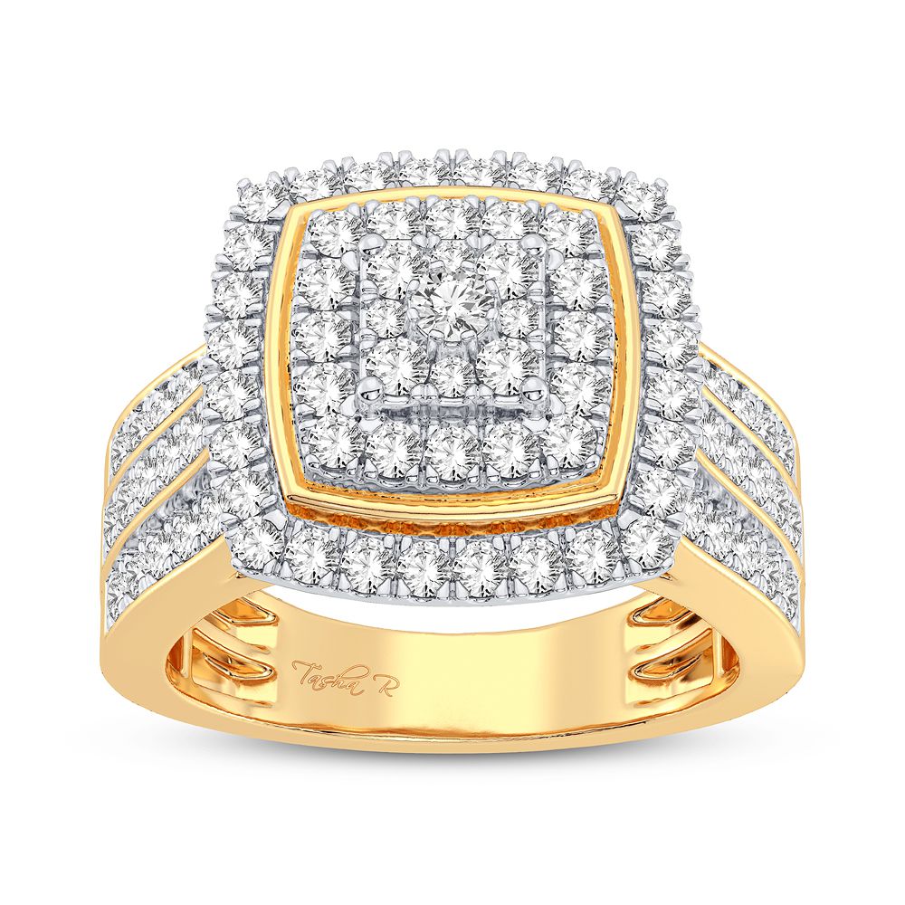 14K Yellow Gold 1.00CT Diamond Ring