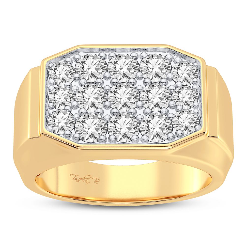 14K Yellow Gold 2.00CT Diamond Solitaire Ring