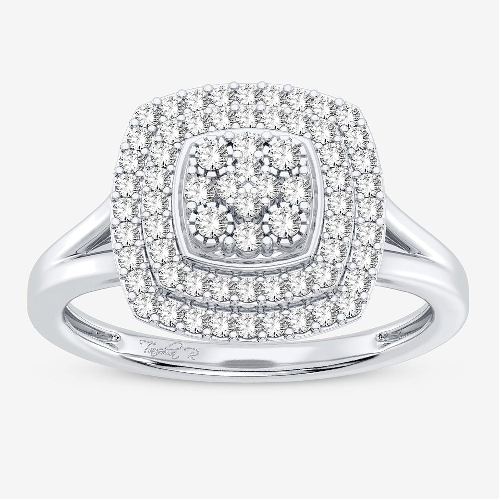 Magnifcnet 10K 0.28CT DIAMOND RING