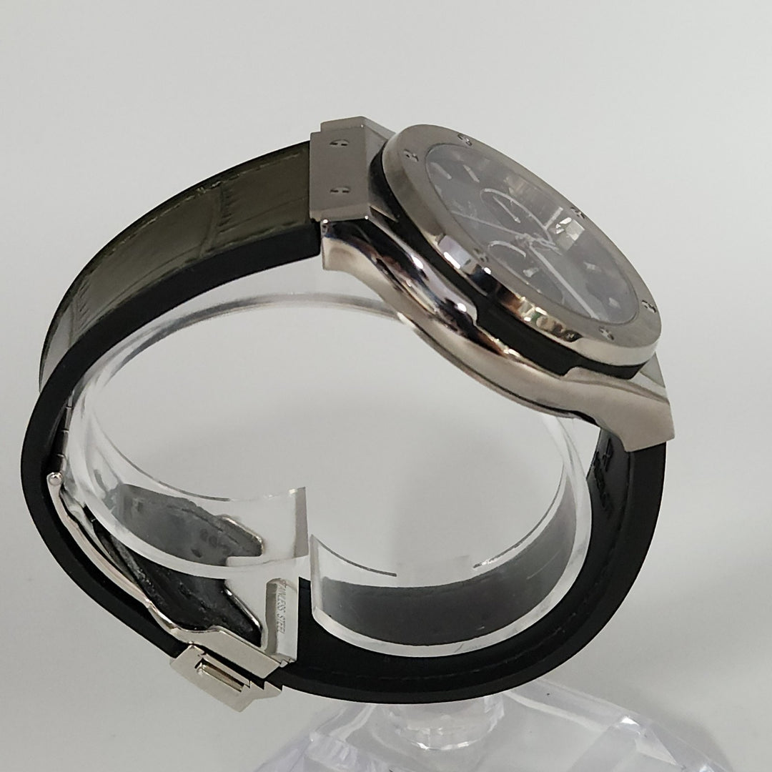 Hublot Classic Fusion Chronograph Green Titanium's Mint Automatic Men Watch