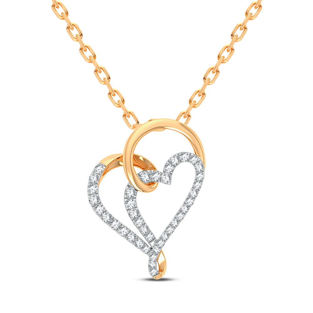 14K 0.33CT Diamond Pendant