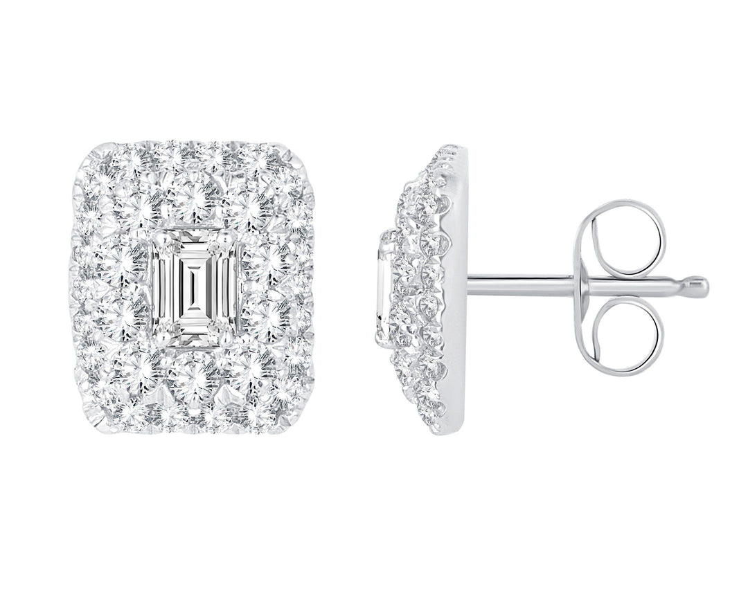 Exquisite 14K 0.79ct Diamond Earring