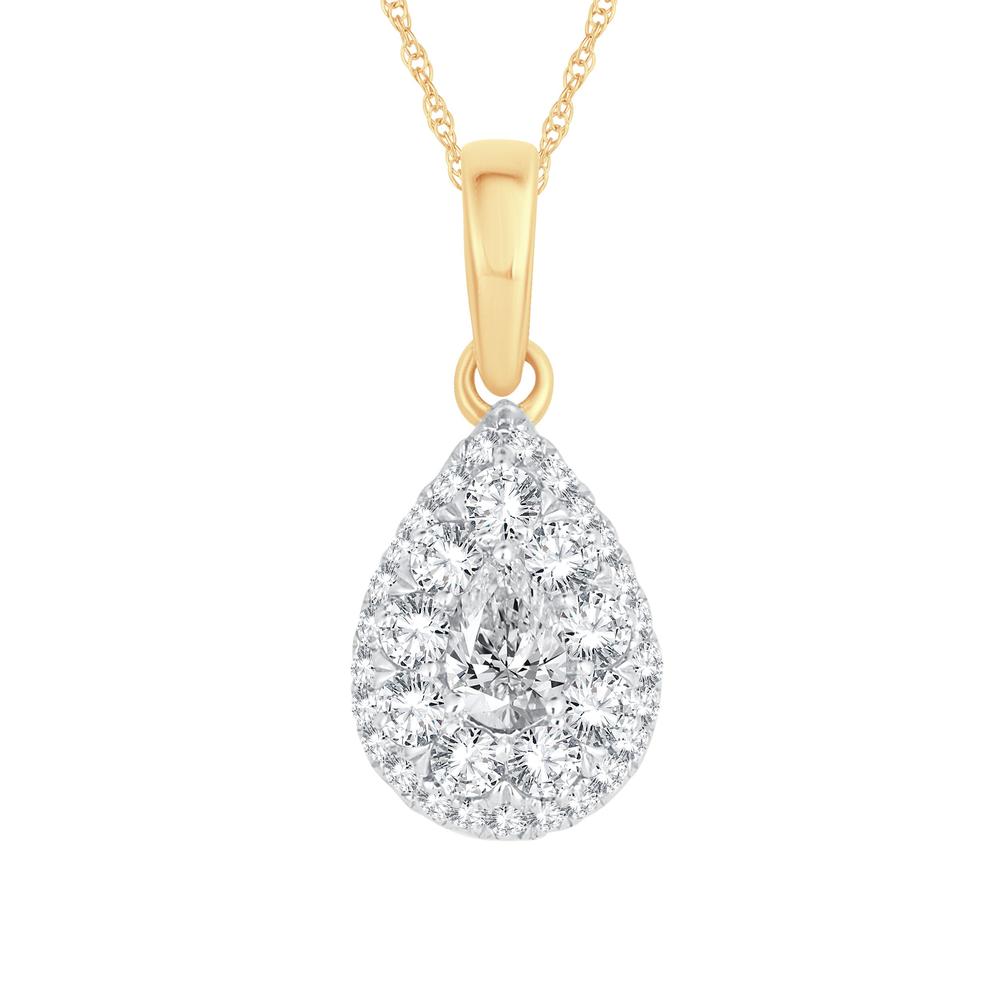 Exquisite 14k 0.50ct Diamond Pendants