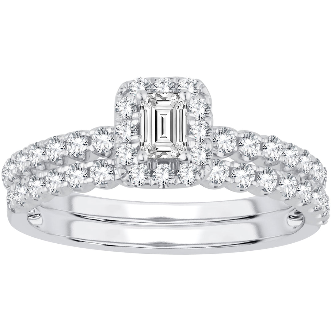 Timeless 14k White Gold 0.73CT Lab Diamond Ring