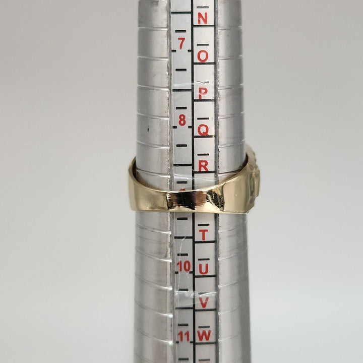 14k Yellow Gold Diamond Ring Size 9