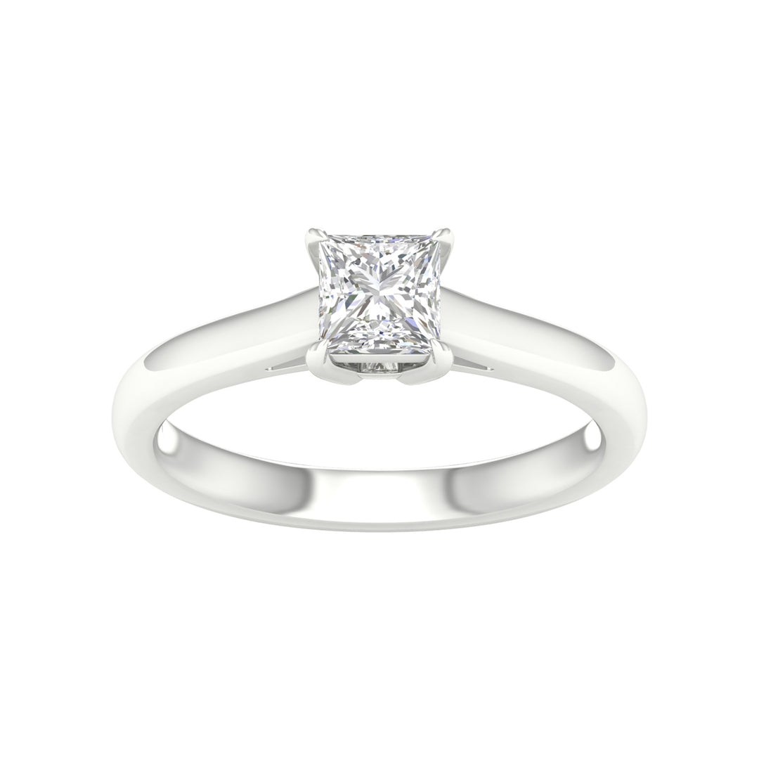 Certified 0.75CT Lab Diamond Solitaire in White Gold