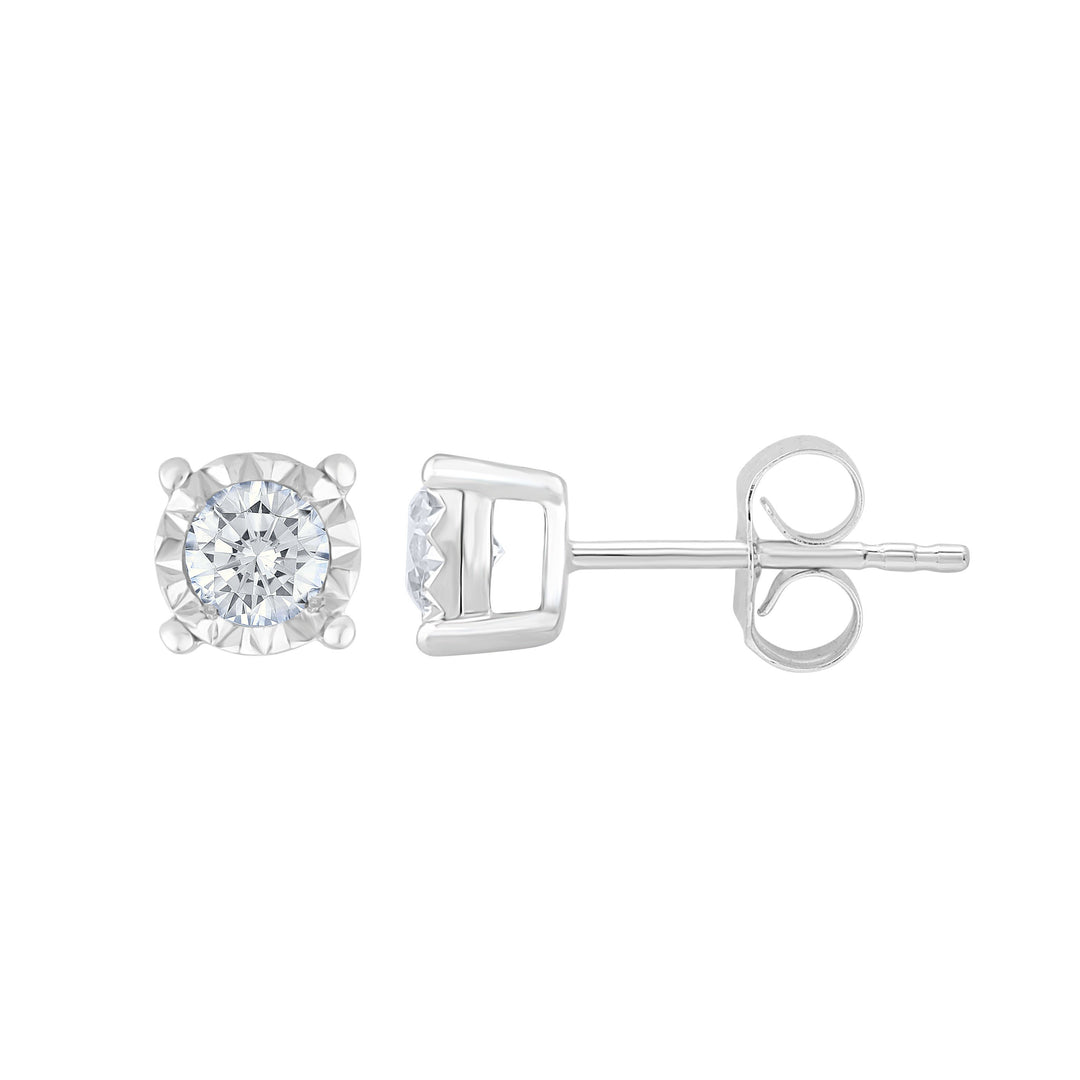 Gorgeous 10K 0.50CT Diamond Stud Earring