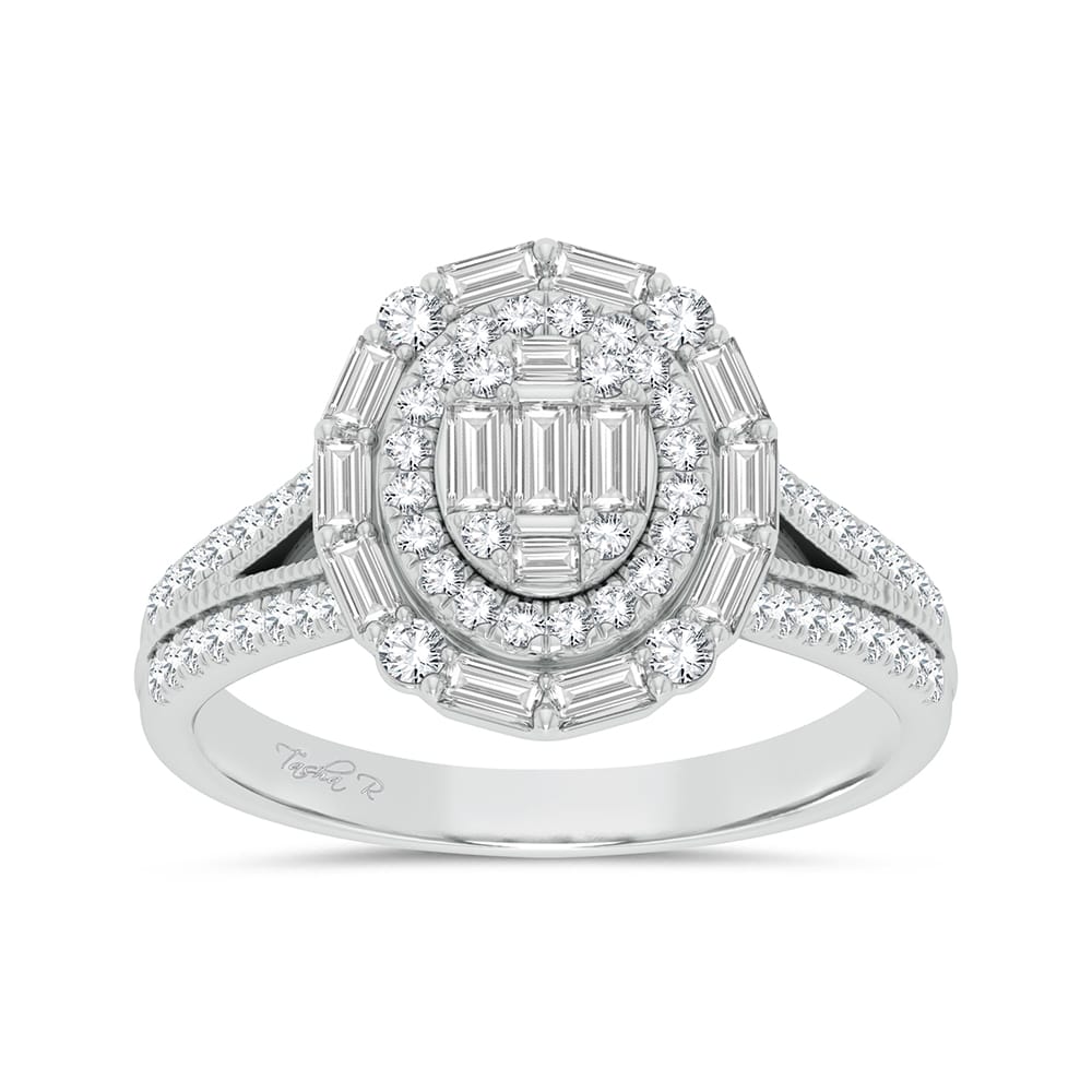 Timeless 14k Rose Gold 0.75ct Lab Diamond Engagement Ring