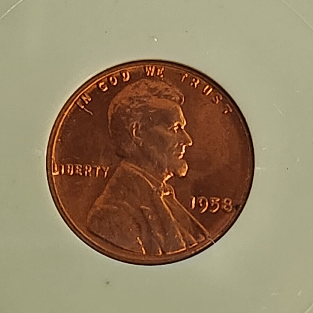 1958 MS68 RD wheat penny