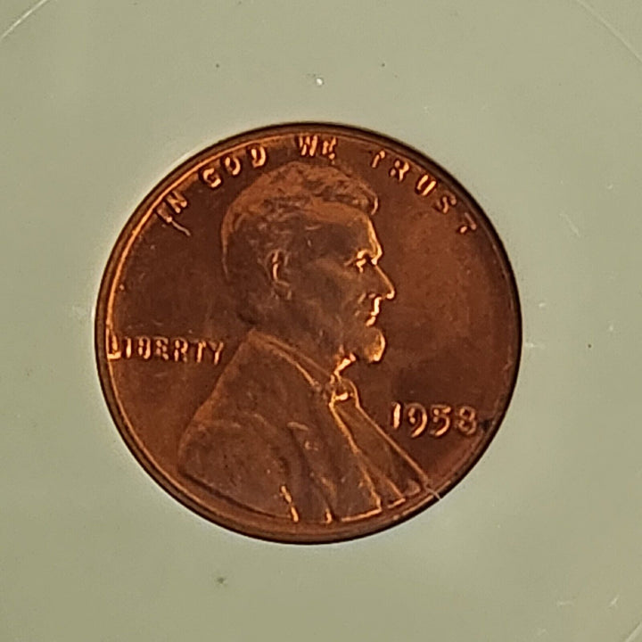 1958 MS68 RD wheat penny
