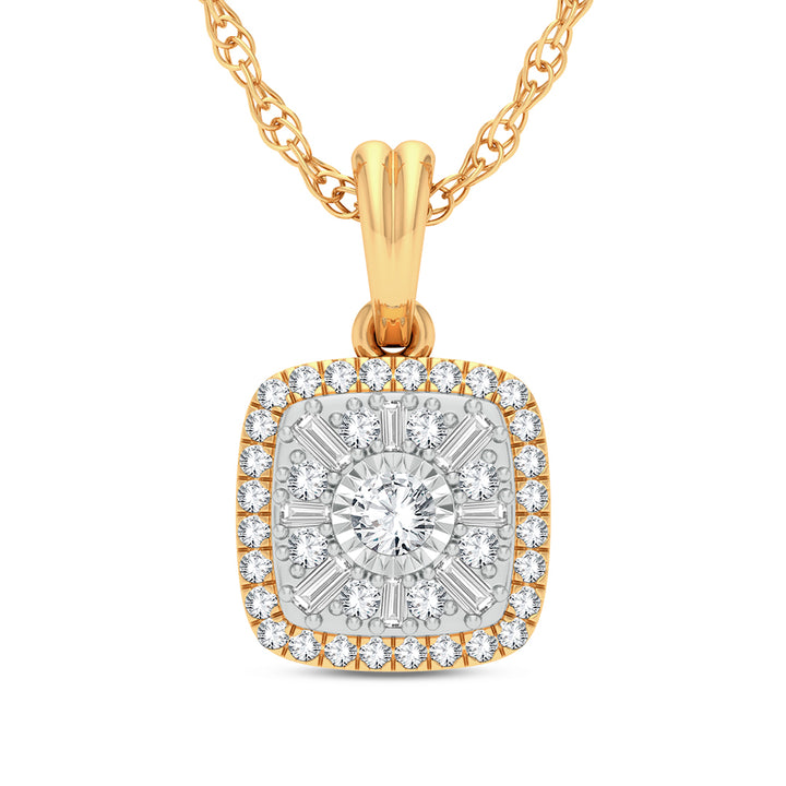 14K 0.25ct Diamond Pendant