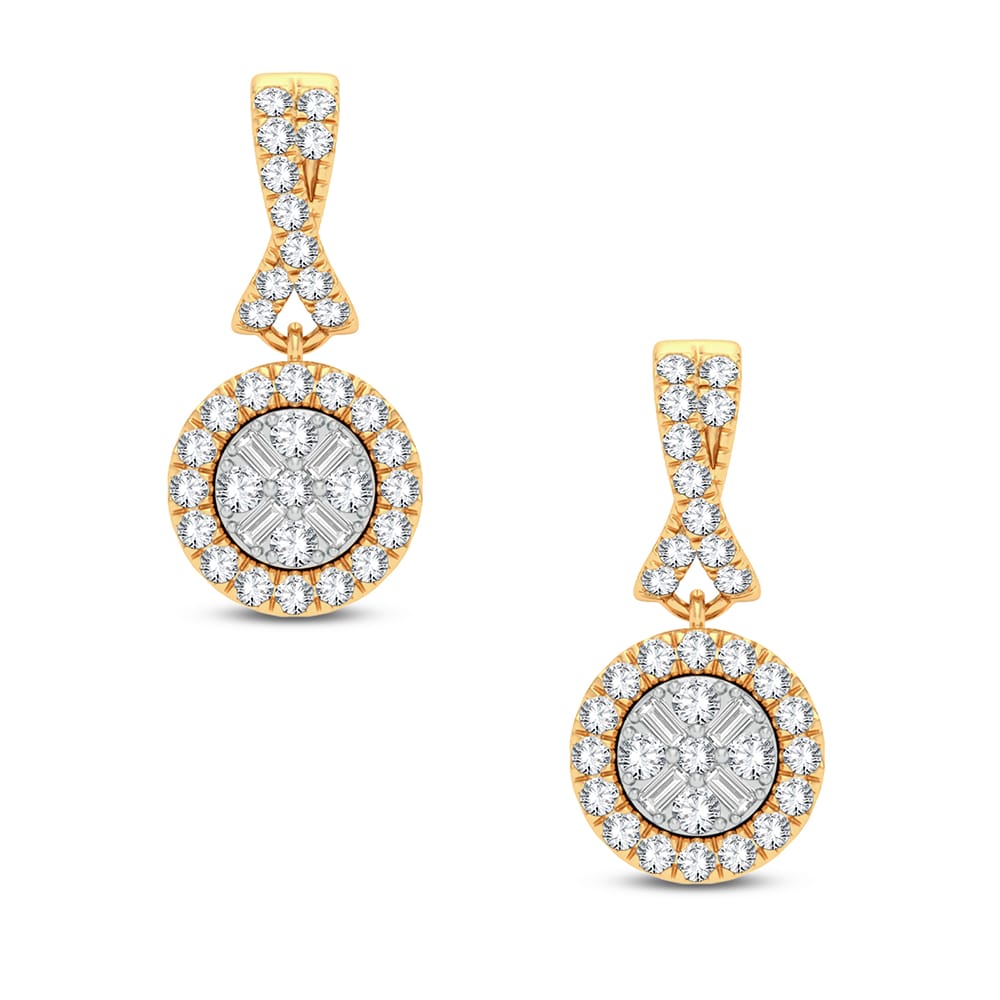 10k Yellow Gold 0.33ct Lab Diamond Stud Earrings
