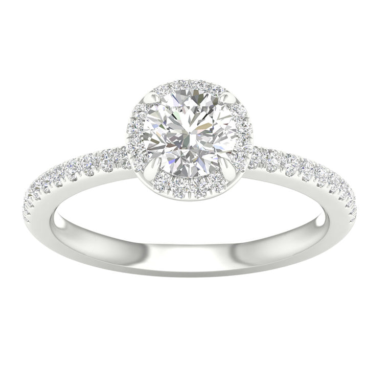 Brilliant 14k White Gold 1.25ct Lab Grown Diamond Engagement Ring