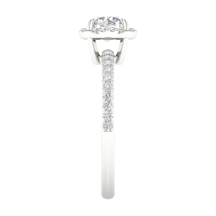 Brilliant 14k White Gold 1.25ct Lab Grown Diamond Engagement Ring