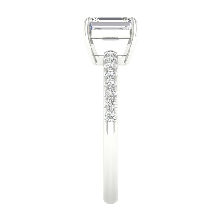Brilliant 14K White Gold 1.16CT Lab Diamond Ring