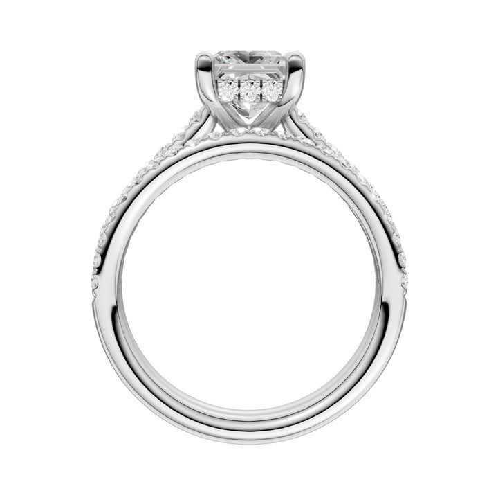 14k White Gold 2.50CT Lab Diamond Bridal Ring Set