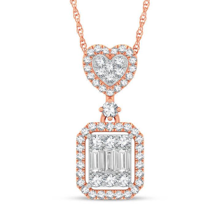 10K 0.35ct Diamond Pendant