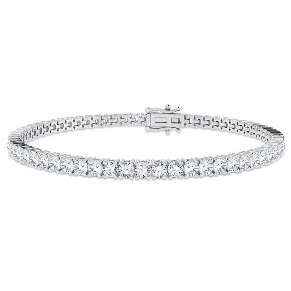 14K  7.00ct Certified Lab Grown Diamond Bracelet
