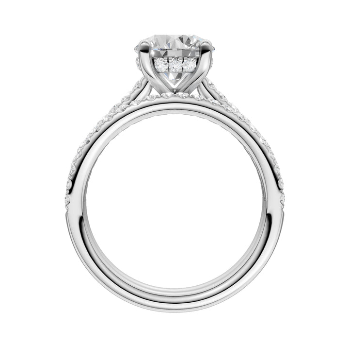 14k White Gold 2.50CT Lab Diamond Bridal Ring Set