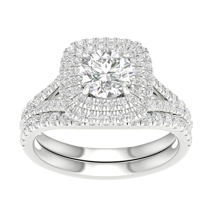 14K White Gold 1.75CT Lab Grown Diamond Ring