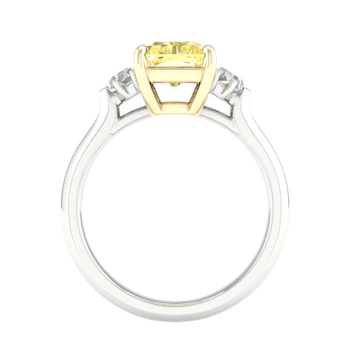 Brilliant 14K White Gold 2.91CT Lab Grown Diamond Ring