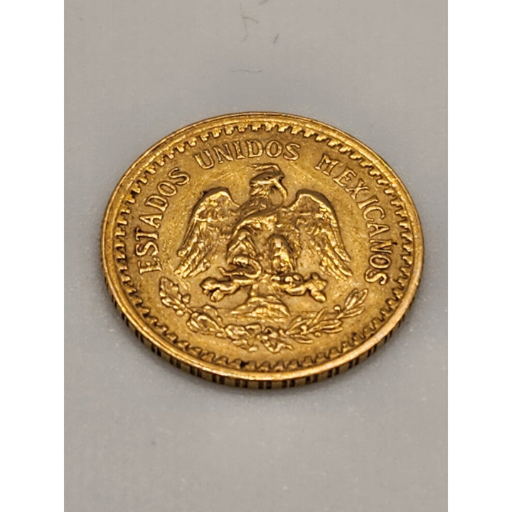 1920 MEXICAN DOS Y MEDIOS PESOS 2.5 PESO GOLD COIN