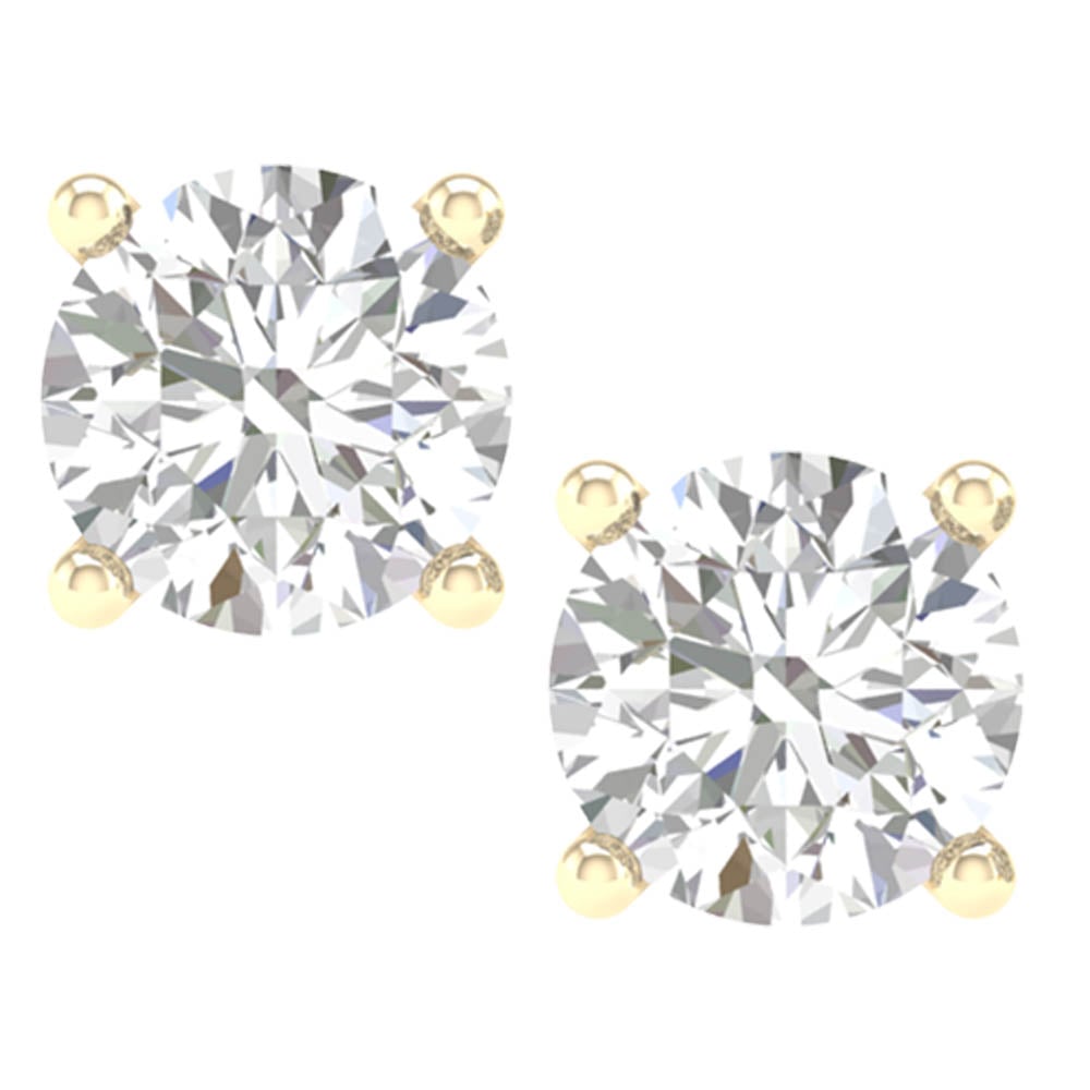 10K 2.00CT Certified Lab Grown Diamond Earring