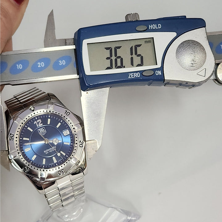 TAG  Heuer 2000 Series Automatic Watch Blue Dial Stainless Steel 200m WK2117