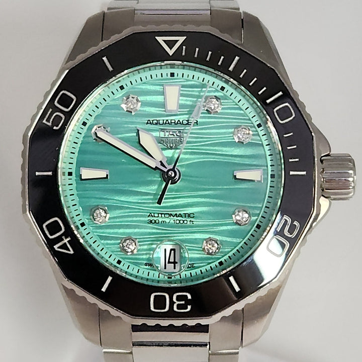 TAG HEUER Aquaracer 36MM Automatic Diamond Watch