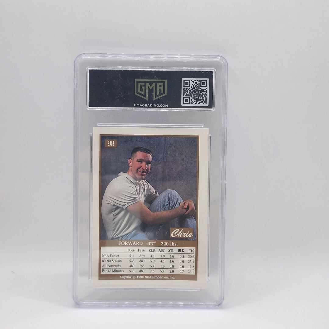 1990 SkyBox Chris Mullin #98 Golden State Warriors GMA 7 NM