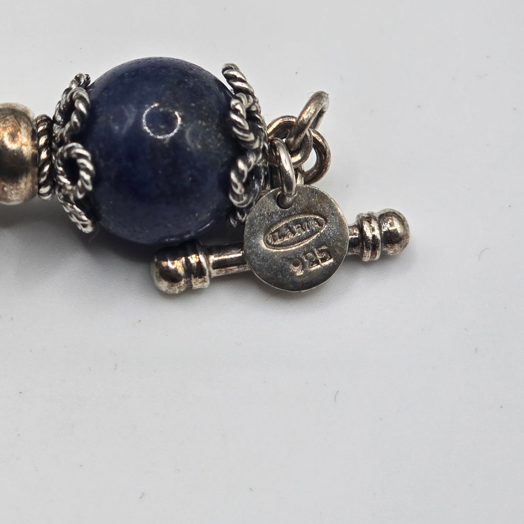 Ilaria Peru 925 Sterling Silver Lapis Lazuli Bracelet Boxed
