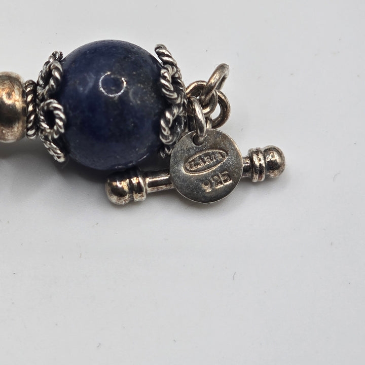 Ilaria Peru 925 Sterling Silver Lapis Lazuli Bracelet Boxed