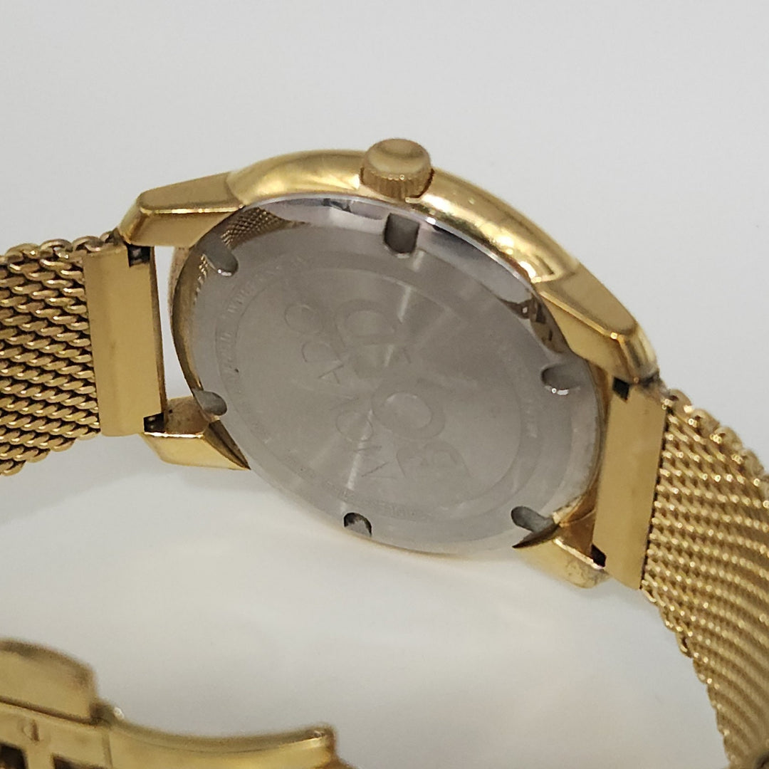 Movado Bold Gold Mesh Stainless Steel Band 44MM Watch