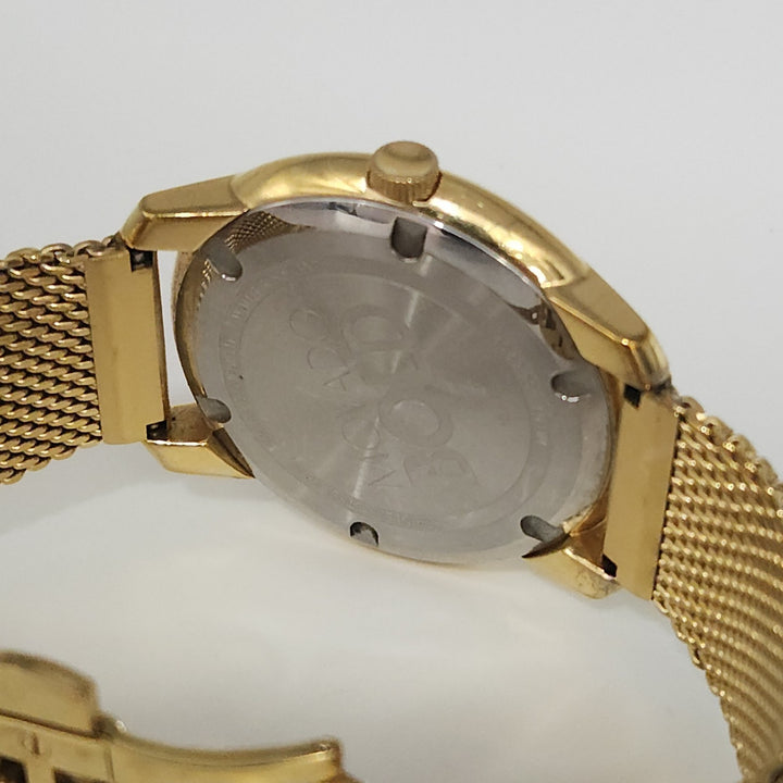 Movado Bold Gold Mesh Stainless Steel Band 44MM Watch