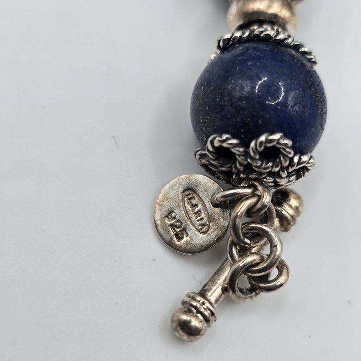 Ilaria Peru 925 Sterling Silver Lapis Lazuli Bracelet Boxed
