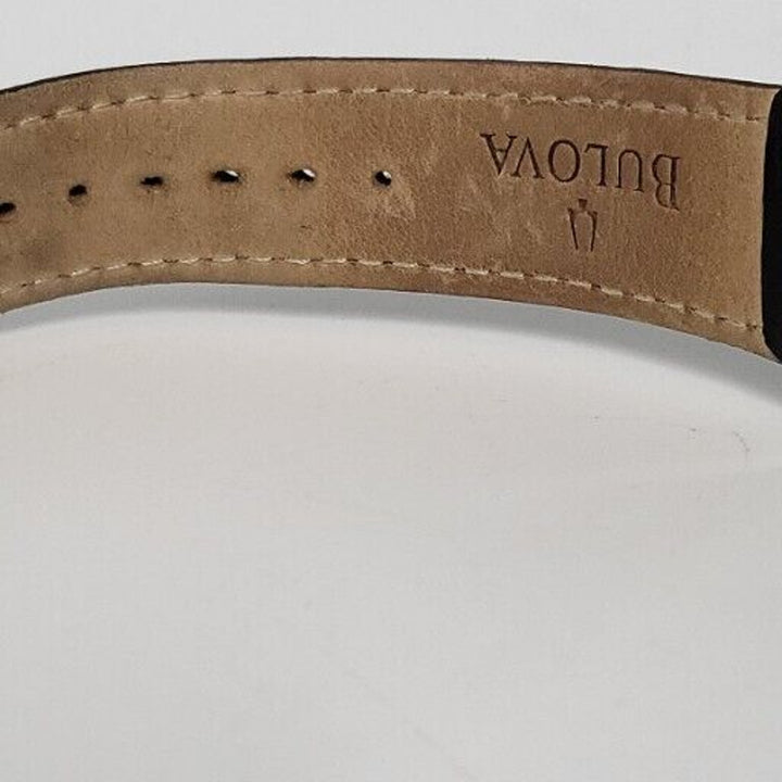 Bulova Watch Model C869892 With Leather Band