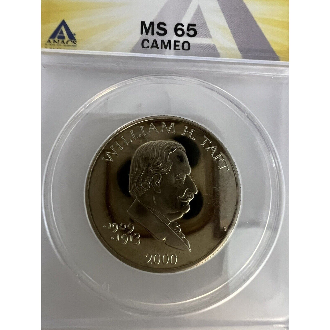 2000 $5 LIBERIA WILLIAM H TAFT MS 65 CAMEO ANACS