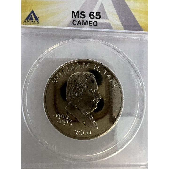 2000 $5 LIBERIA WILLIAM H TAFT MS 65 CAMEO ANACS