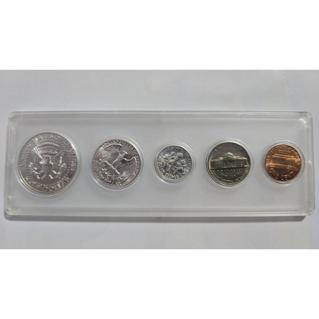 1964 Birth Year Set (5 coins) Silver half dollar,quarter,& dime ESTATE