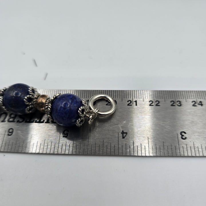 Ilaria Peru 925 Sterling Silver Lapis Lazuli Bracelet Boxed