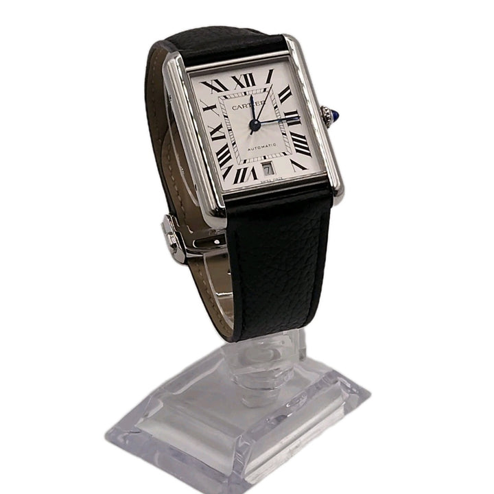 Cartier Tank Automatic Water Resistant 4324 stainless Watch