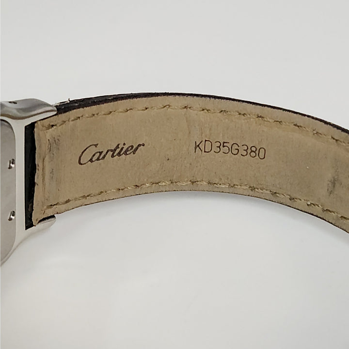 Cartier Santos Two-tone 18K Yellow Gold Quartz Watch 30 MM Classic