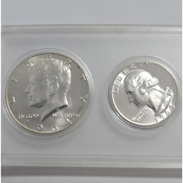 1964 Birth Year Set (5 coins) Silver half dollar,quarter,& dime ESTATE