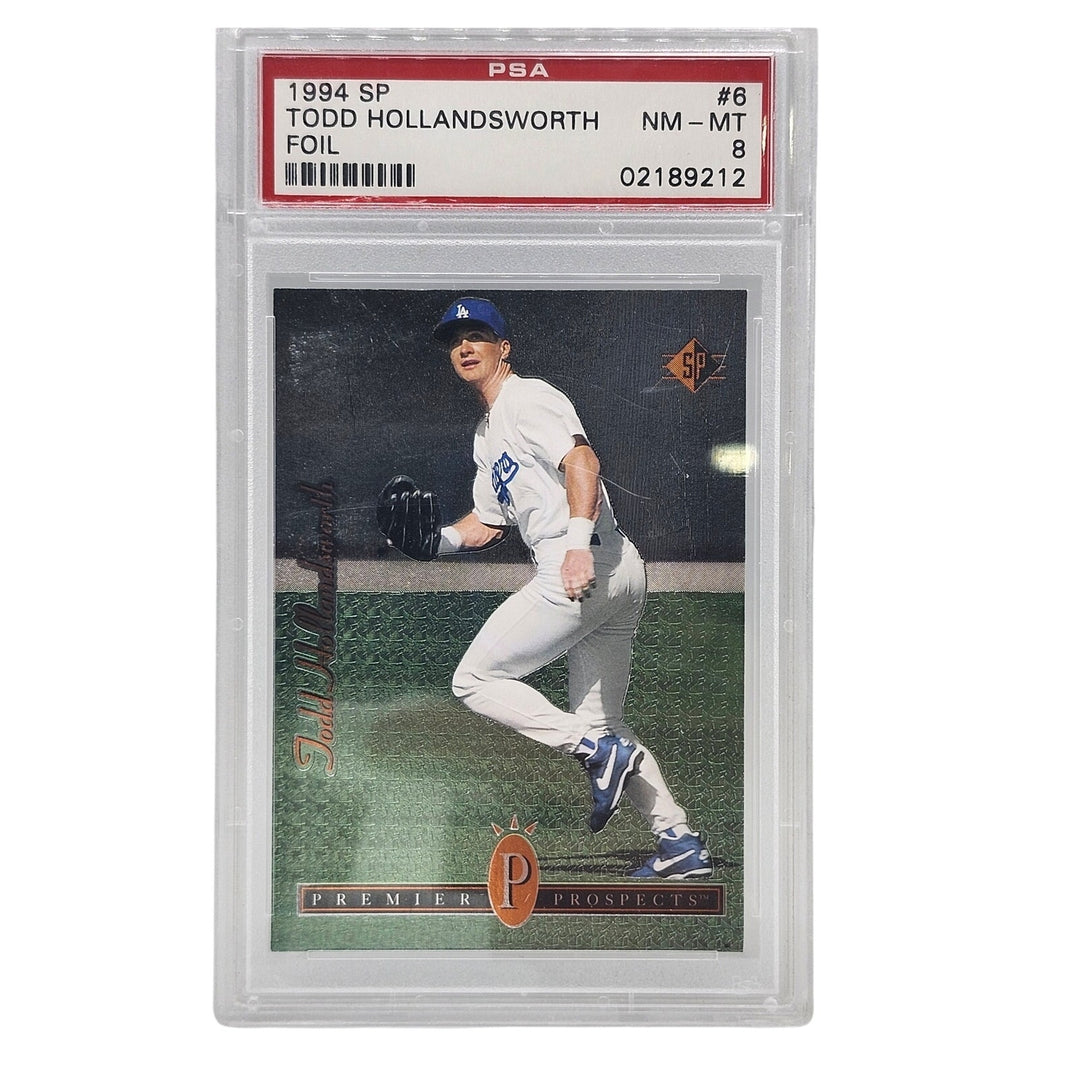 1994 SP Todd Hollandsworth Foil Premier Prospects #6 PSA 8 NM-MT Dodgers Rookie