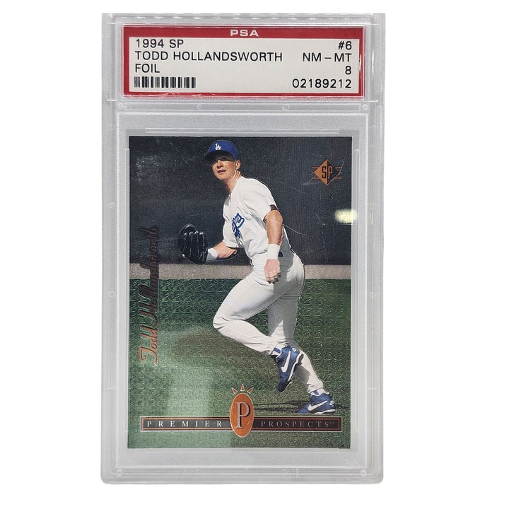 1994 SP Todd Hollandsworth Foil Premier Prospects #6 PSA 8 NM-MT Dodgers Rookie