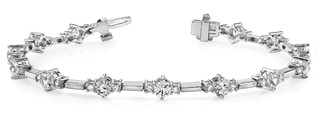 Lab Diamond Multi-Stone Fashion Bracelet