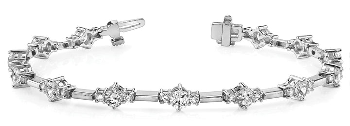 Lab Diamond Multi-Stone Fashion Bracelet