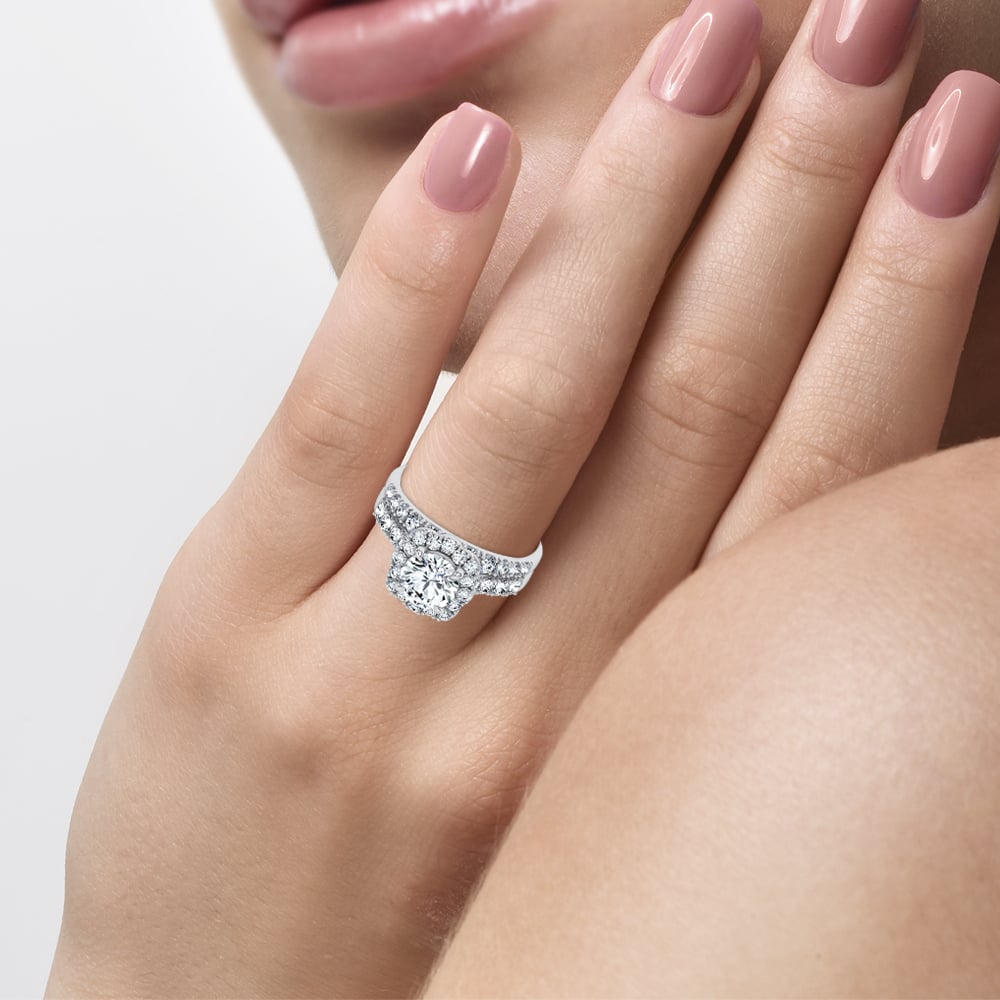 14K 3.00CT Certified Lab Grown TRIO SET