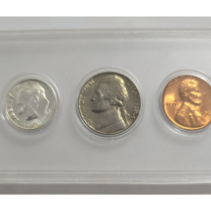 1964 Birth Year Set (5 coins) Silver half dollar,quarter,& dime ESTATE